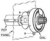 MA55 pot dial combination drawing